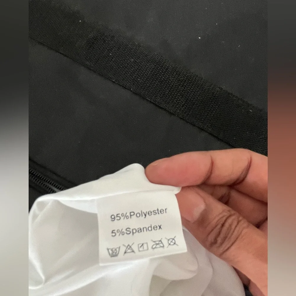 DALIA MACPHEE BNWT Scalloped Embroidered Shirt Dress Tie Waist Size M Lined - Picture 11 of 16